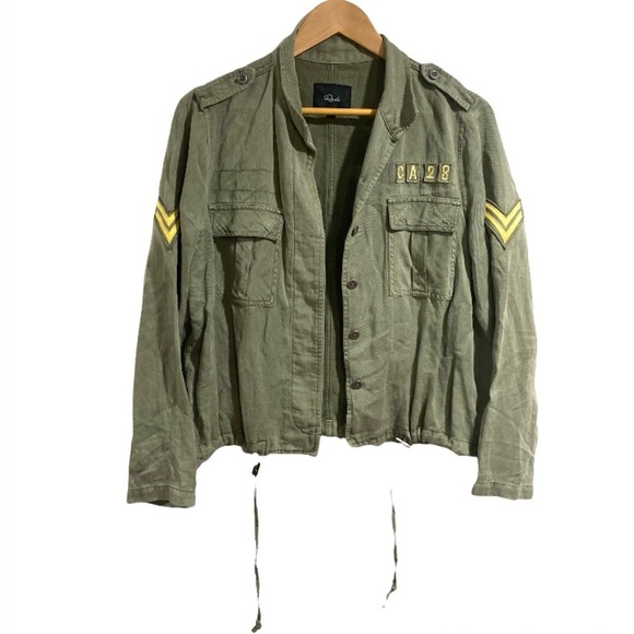 Rails Maverick jacket military small patches sage green - Picture 3 of 10